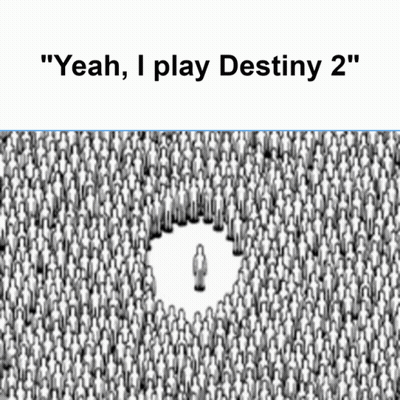 Yeah I Play Destiny 2 Group Drawing GIF