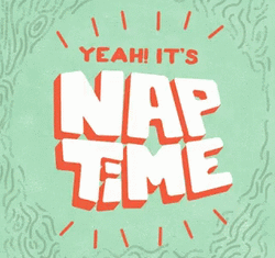 Yeah It's Nap Time Logo GIF