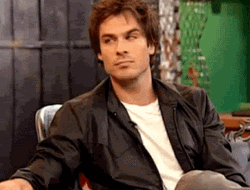 Yeah Right Damon Vampire Diaries GIF