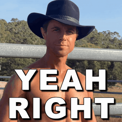 Yeah Right Hello GIF