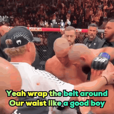 Yeah Wrap The Belt Around Our Waist Like A Good Boy GIF