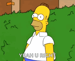 Yeah You're Right Homer Hiding GIF