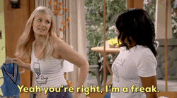 Yeah You're Right I'm Freak GIF