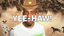 Yeehaw Malik Forte GIF