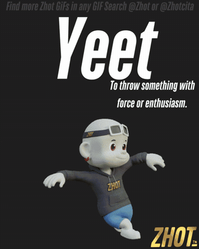Yeet Cartoon Character GIF