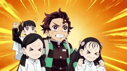 Yelling Tanjiro Kamado Kanao  GIF