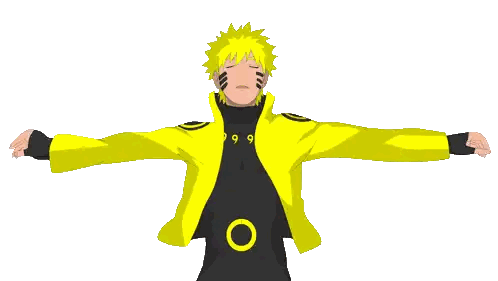 Yellow And Black Cartoon Character 999 Sticker