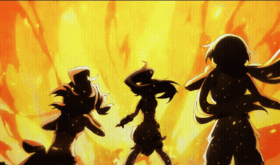 Yellow And Black Flag Waving GIF