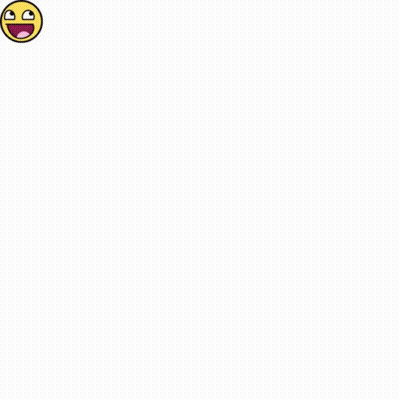 Yellow And Black Smiley Face With Big Smile GIF