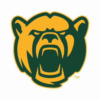 Yellow And Green Bear Logo With TM GIF