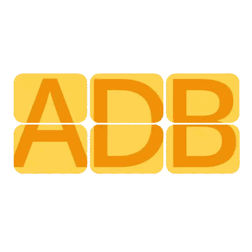Yellow And Orange FDA ADD Logo Sticker