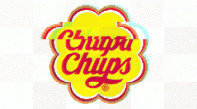 Yellow And Red Chupa Chups Logo GIF