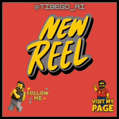 Yellow And Red Sign Saying New Reel GIF