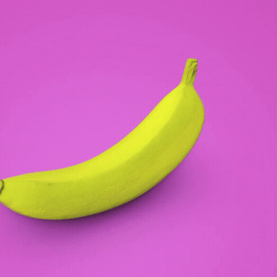 Yellow Banana Speech Bubble Saying Is That A Banana In Your Wallet GIF
