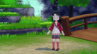 Yellow Bird Standing In Front Of Green Music Note Saying MFW You Hop On Stardew GIF