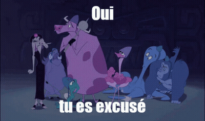 Yellow Blue Face Cartoon Saying Why Yes GIF