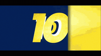 Yellow Box With Blue Background And Yellow Circle GIF