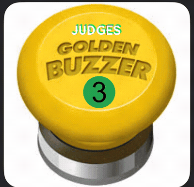 Yellow Button Saying Golden Buzzer GIF