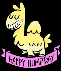 Yellow Camel Humping Day GIF