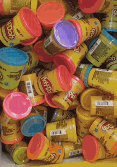 Yellow Can Of Play Doh With Man GIF