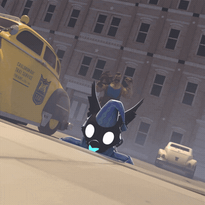 Yellow Car Saying Carlsbad Taxi Service GIF