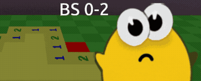 Yellow Cartoon Character Big Eyes BS 0-2 GIF