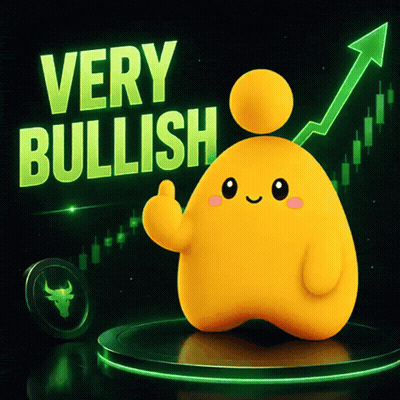 Yellow Cartoon Thumbs Up Very Bullish Sign GIF