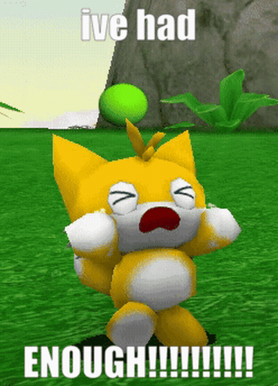 Yellow Cat Saying Ive Had Enough GIF