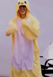 Yellow Chick Dancing Winner Winner Chicken Dinner GIF