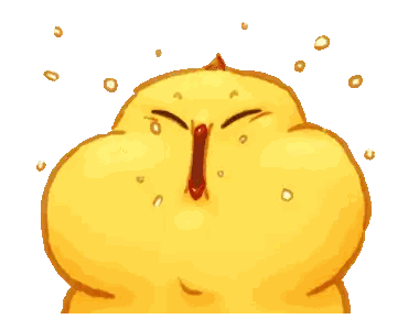 Yellow Chicken Crying Sticker