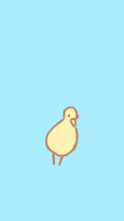Yellow Chicken Shirmy GIF