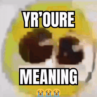 Yellow Circle Yr ' Oure Meaning GIF