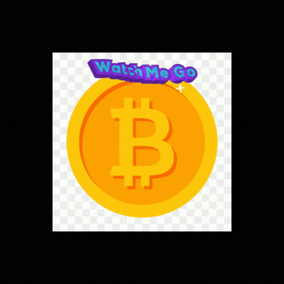 Yellow Coin With Letter B Saying Watch Me Go GIF