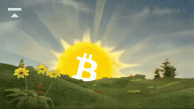 Yellow Coin With White Letter B GIF