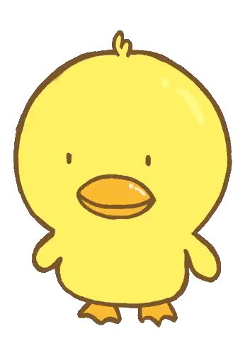 Yellow Duck Saying Quack Quack Sticker