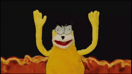 Yellow Fire Cartoon GIF