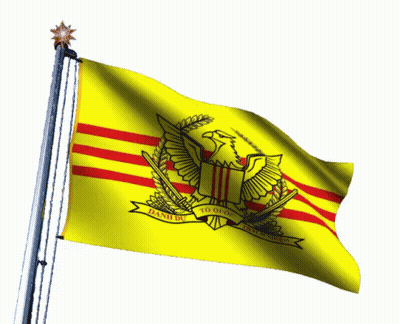 Yellow Flag With Eagle Hanh Du To Quoc GIF