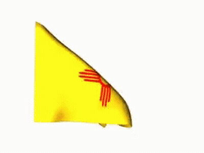 Yellow Flag With Red Cross Waving GIF