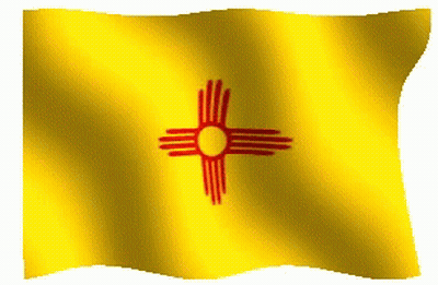 Yellow Flag With Red Cross Waving GIF