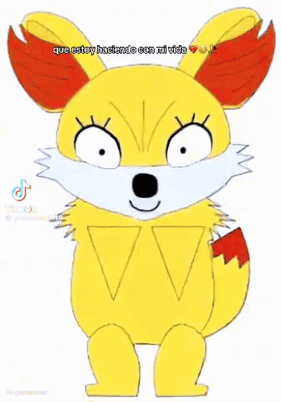 Yellow Fox Que Estoy Haciendo Con Mi Vida GIF