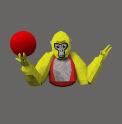 Yellow Gorilla Tag Is A Baller GIF