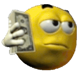 Yellow Guy Rich Sticker GIF