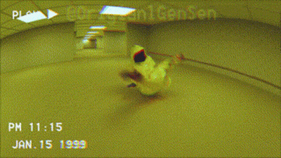 Yellow Hallway GIF