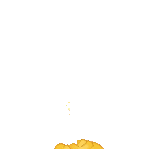 Yellow Hand Pointing Up With Keys Sticker