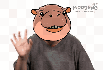 Yellow Hand Saying Hi GIF