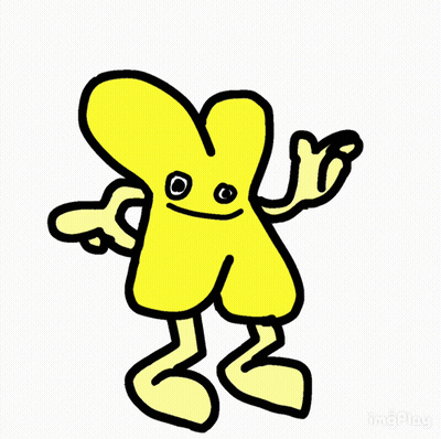 Yellow Heart With Arms And Legs GIF
