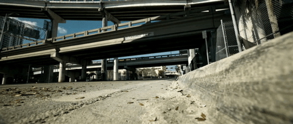 Yellow Hellcat Drifting Bottom View GIF