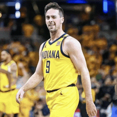 Yellow Indiana Jersey Basketball Player Walking GIF