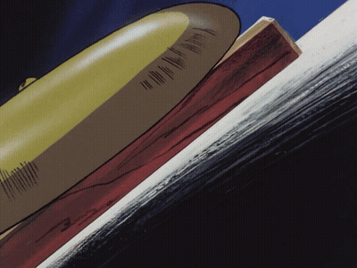Yellow Object With Lines Saying A GIF