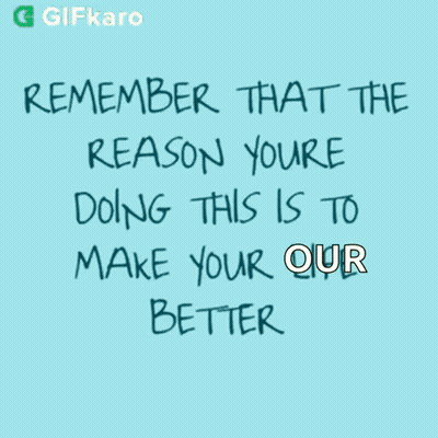 Yellow Post-It Note Saying Remember Reason Youre Doing This GIF